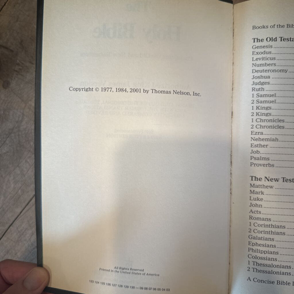 KING JAMES RED LETTER EDITION BIBLE
