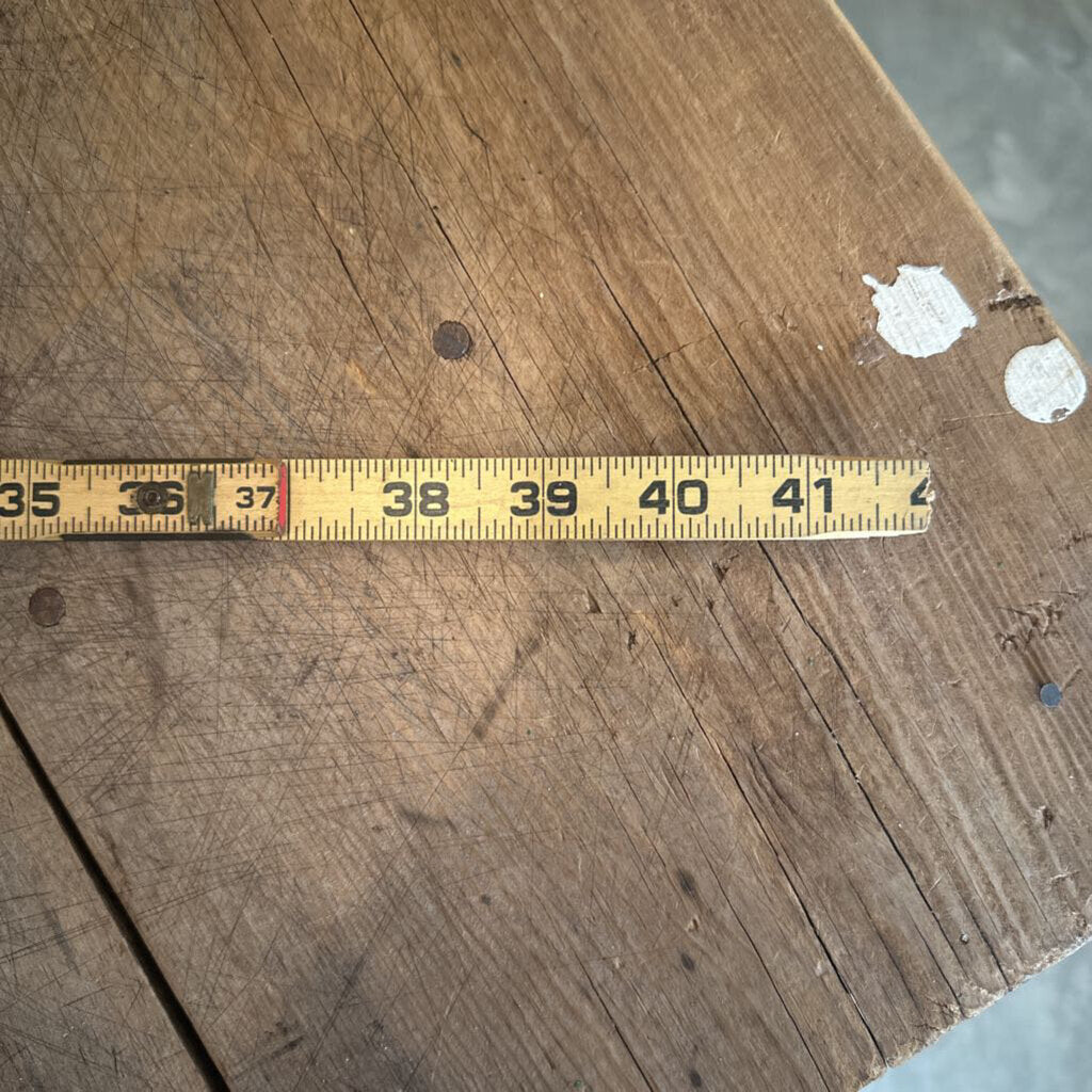 FOLDING WOODEN TAPE MEASURE