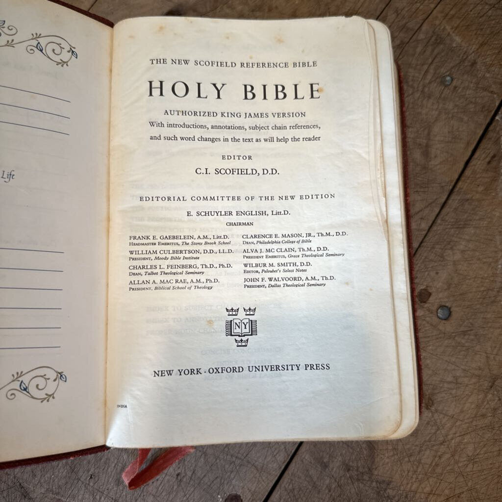 KING JAMES RED LETTER EDITION BIBLE