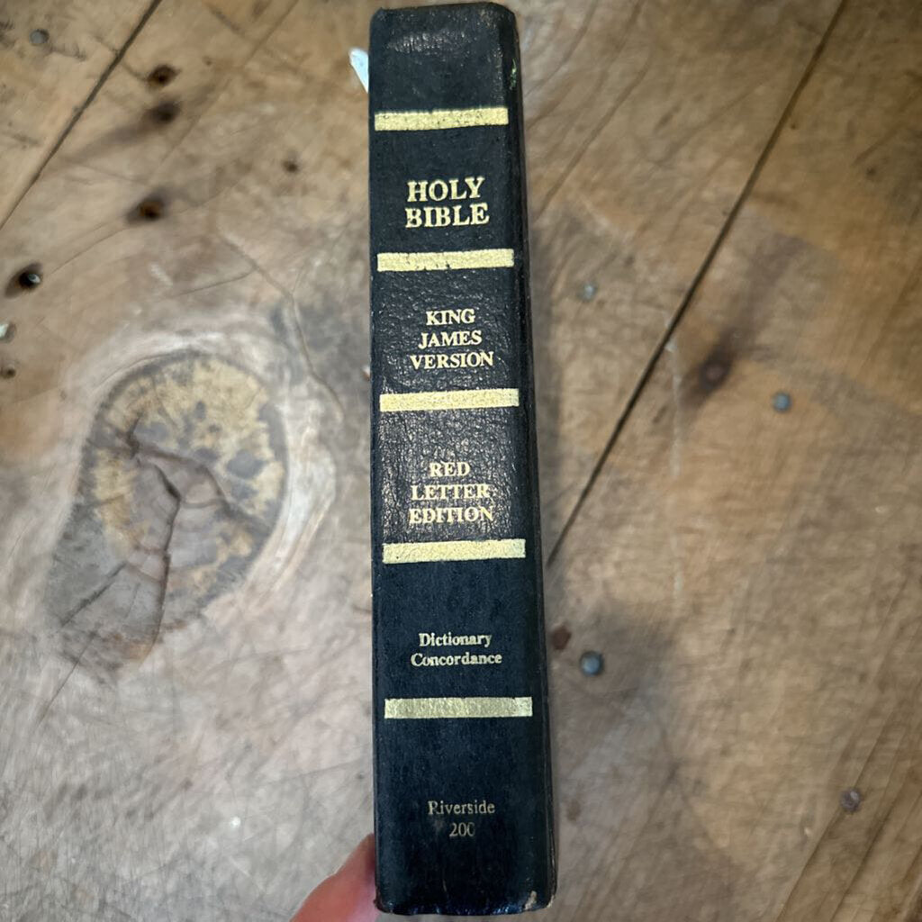 KING JAMES RED LETTER EDITION BIBLE