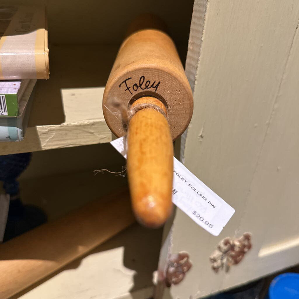 WOODEN FOLEY ROLLING PIN
