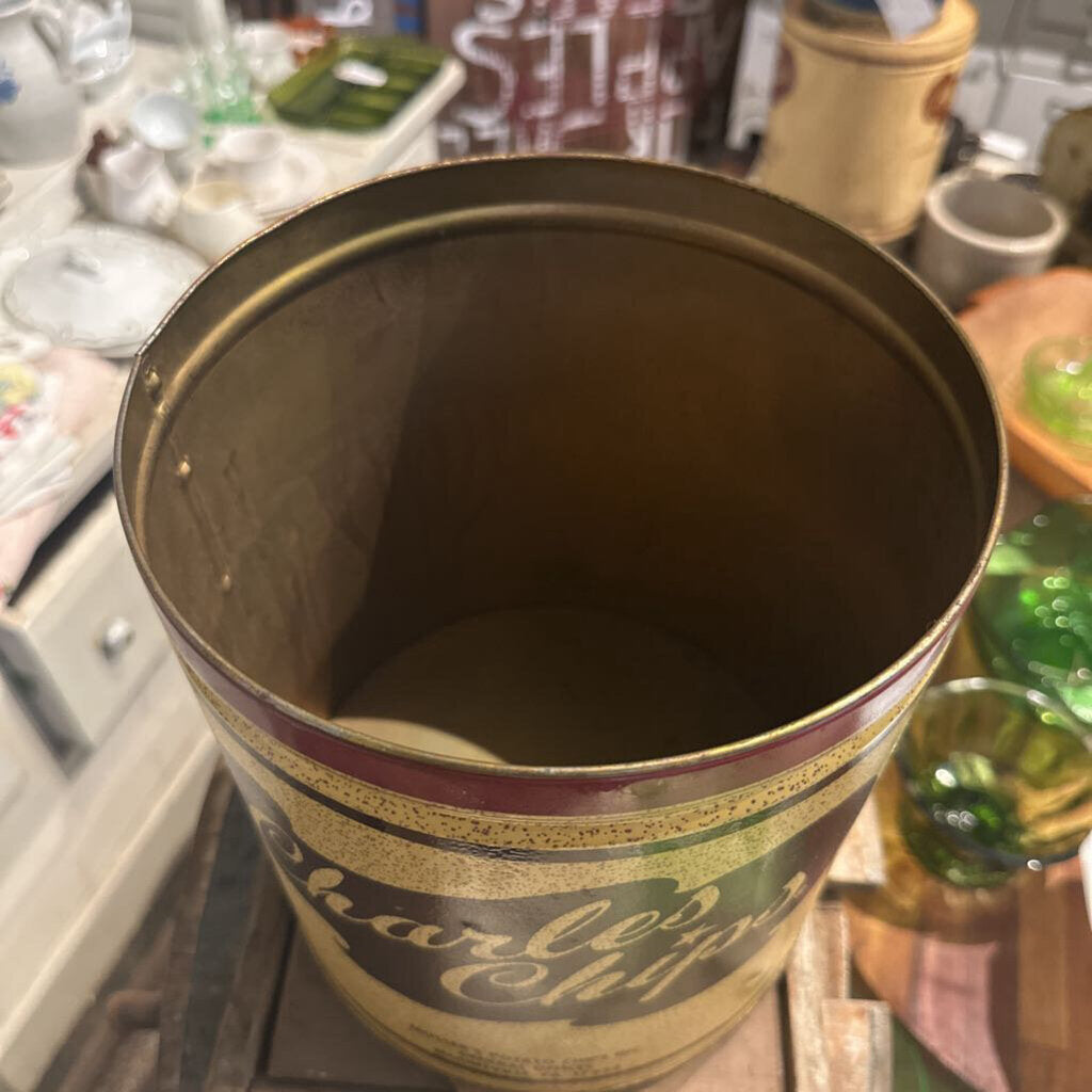 CHARLES CHIP METAL TIN WITH OUT LID