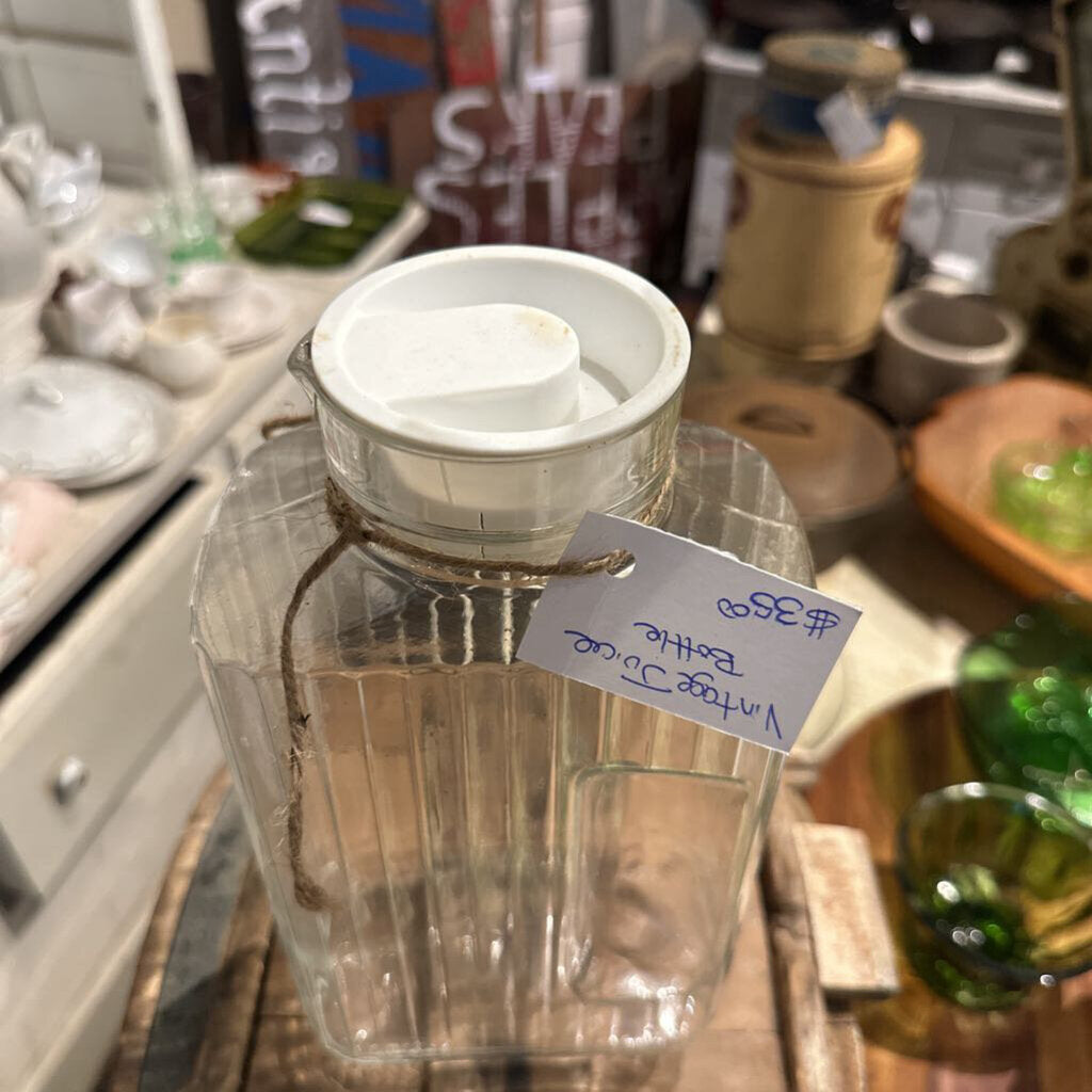 GLASS JUICE BOTTLE