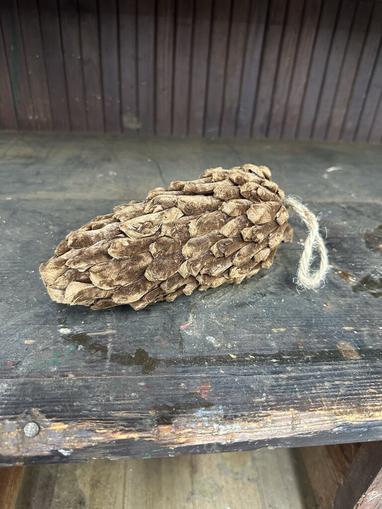 FABRIC PINECONE ORNAMENT