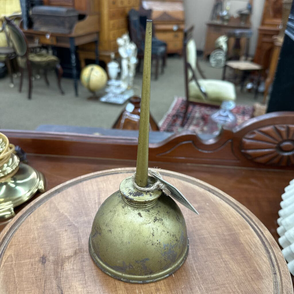 BRASS THUMB OIL CAN