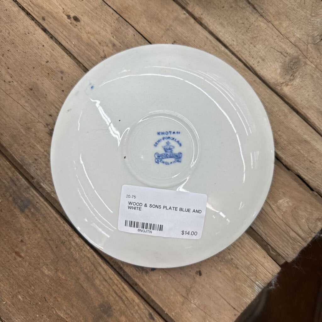 WOOD & SONS PLATE