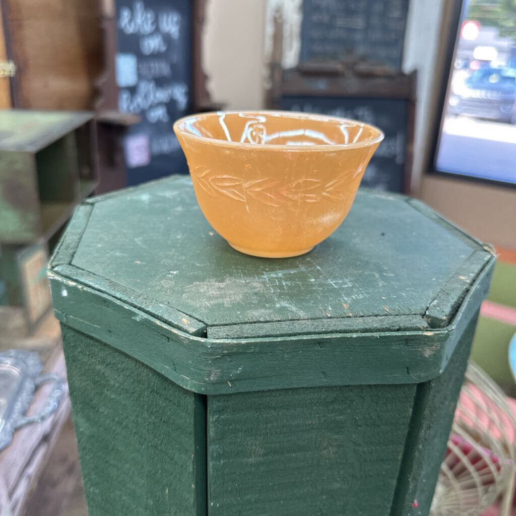 FIRE-KING LUSTRE WARE LAUREL LEAF PATTERN CUP