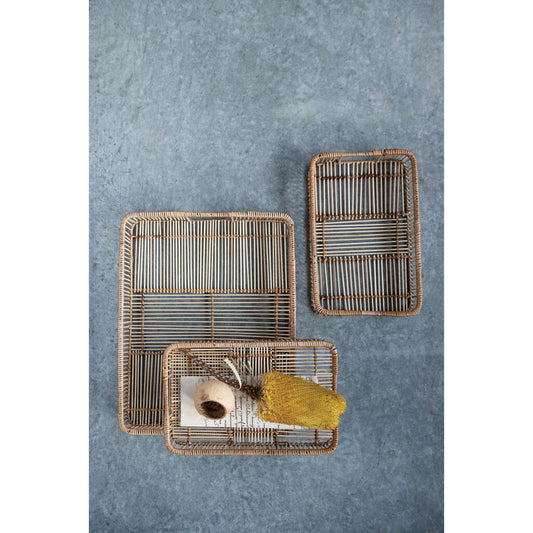 RATTAN TRAY