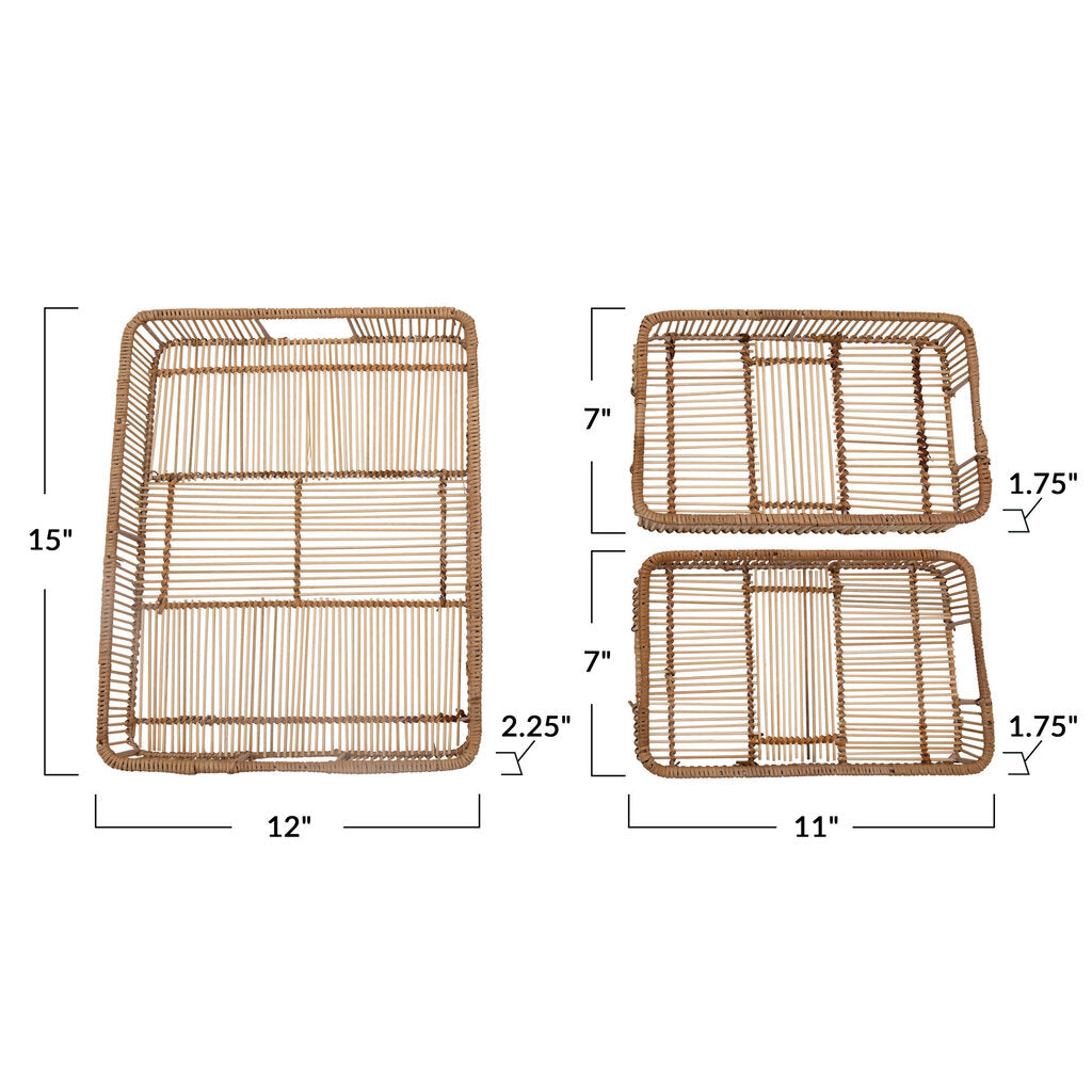 RATTAN TRAY