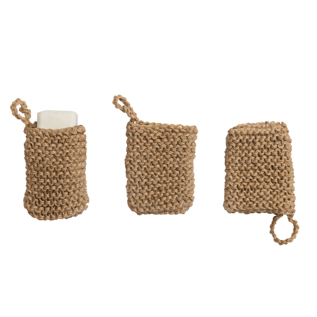 JUTE CROCHETED SOAP HOLDER