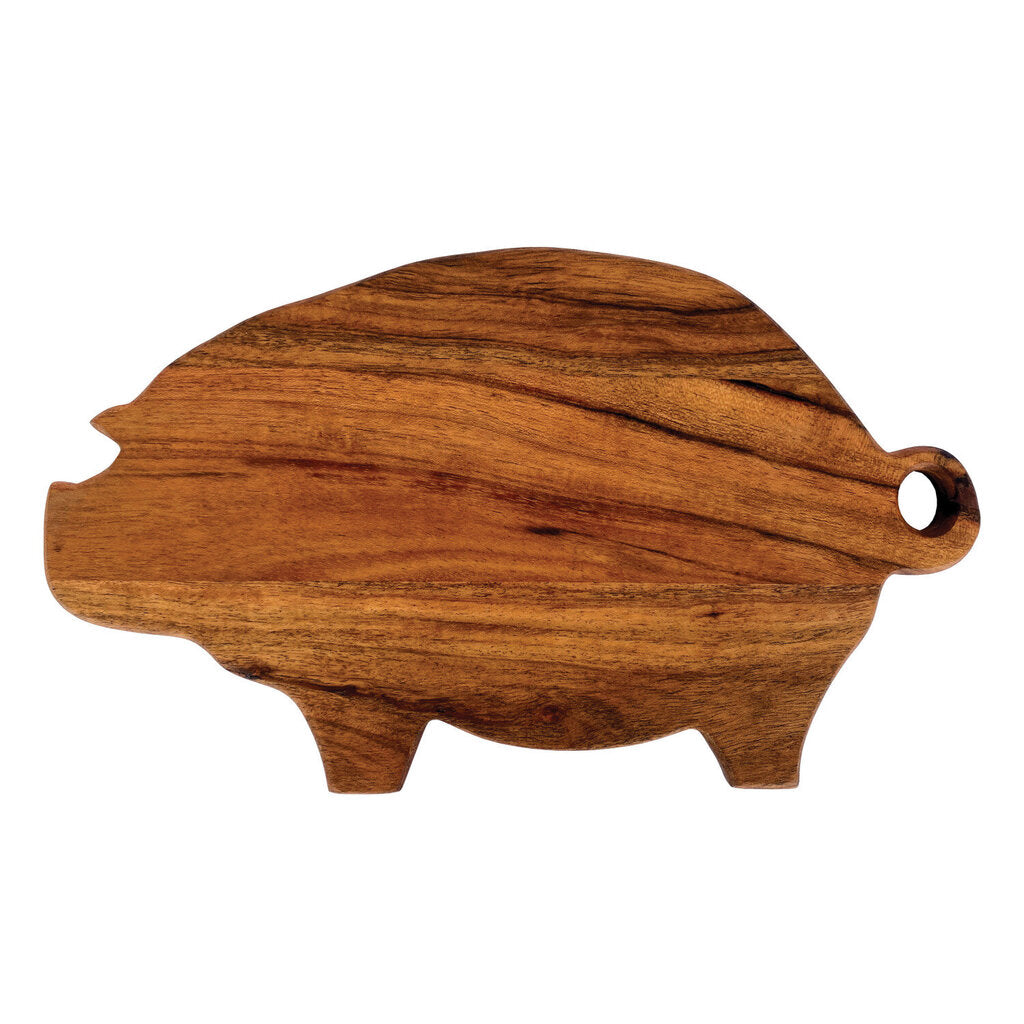 MANGO WOOD PIG SHAPED CHEESE BOARD