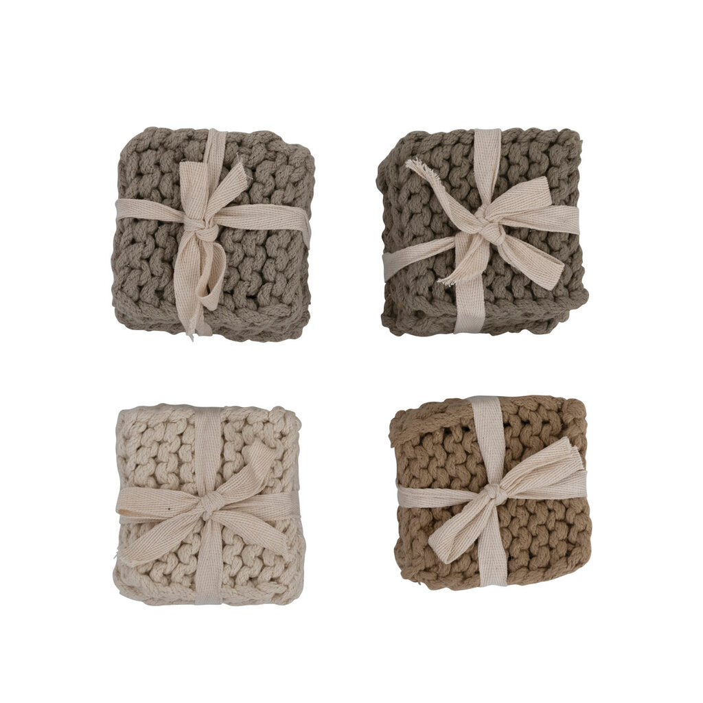 CROCHET COASTERS SET OF 4