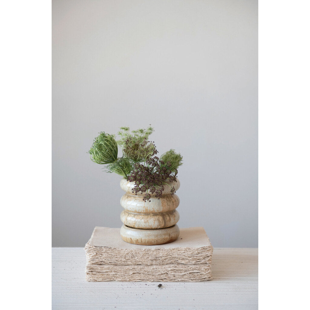 BUTTERSCOTCH PLANTER WITH SAUCER