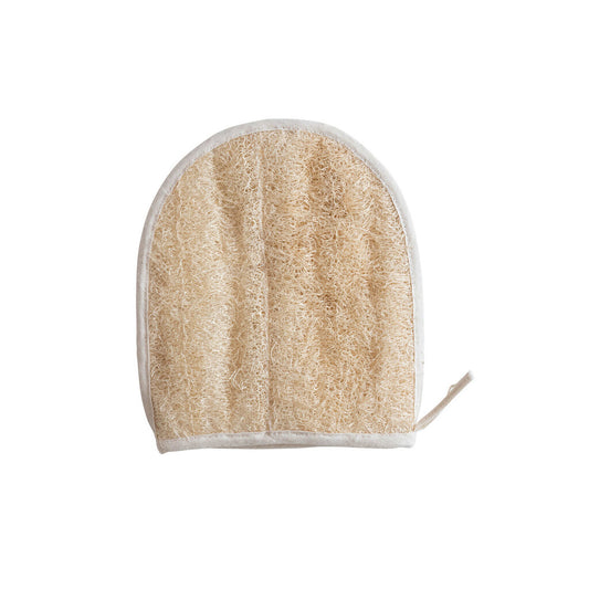 COTTON TERRY CLOTH/LOOFAH MITT