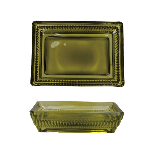 GLASS SOAP DISH