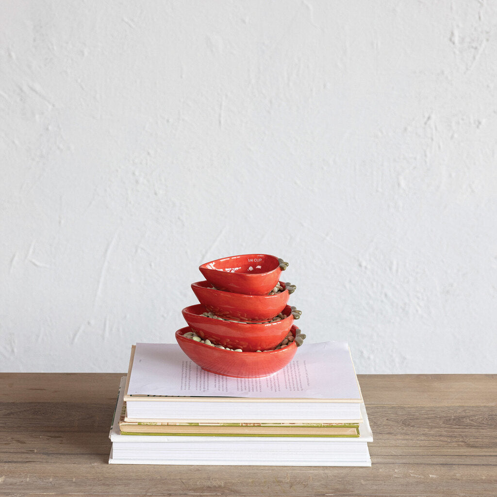 STRAWBERRY SHAPED MEASURING CUP SET
