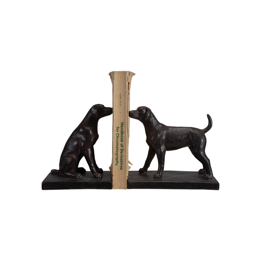 DOG BOOKENDS