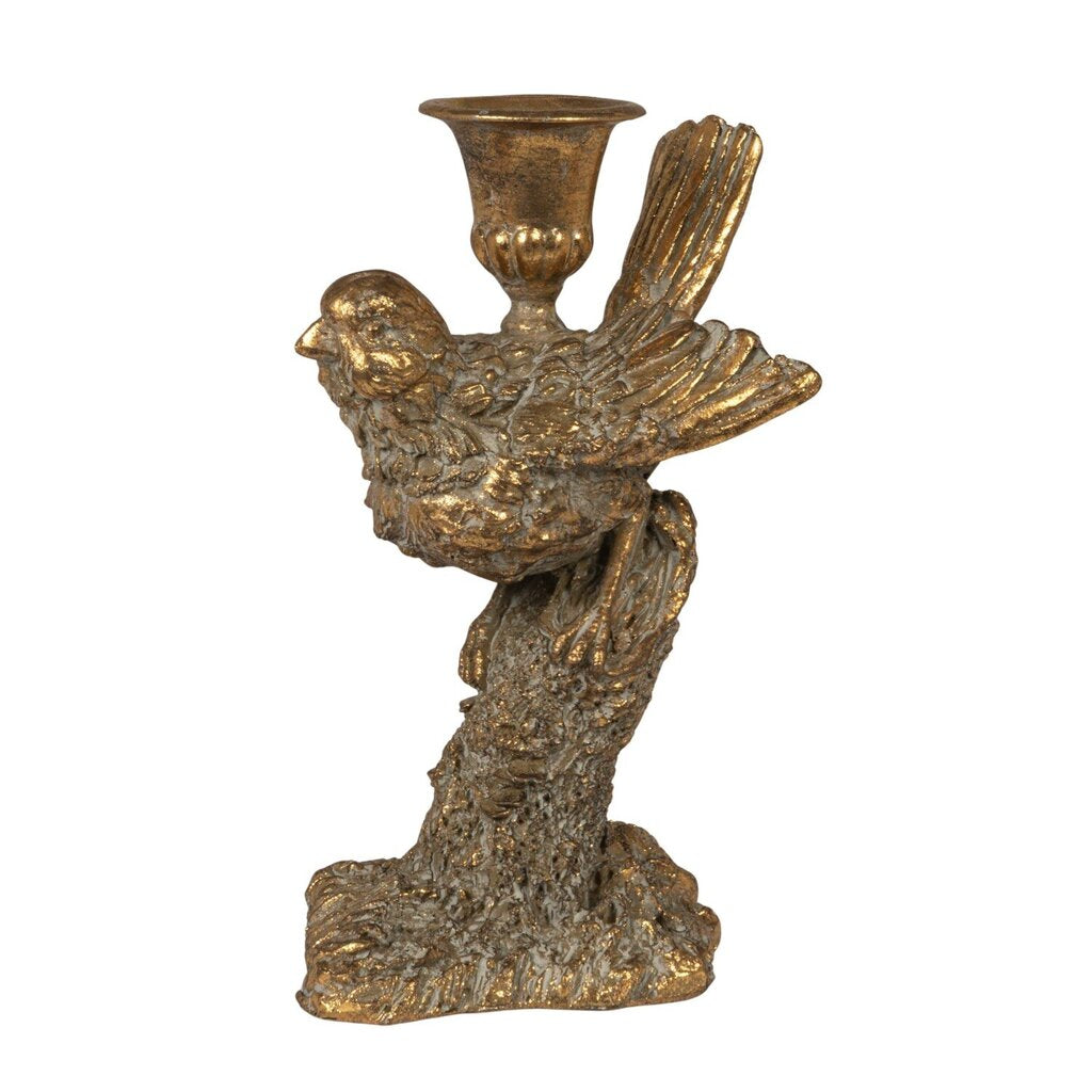 RESIN BIRD SHAPED TAPER HOLDER