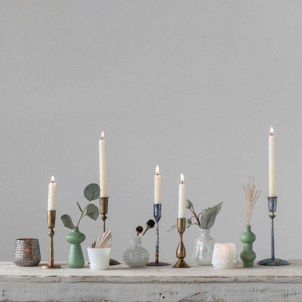 HAND-FORGED METAL TAPER HOLDER