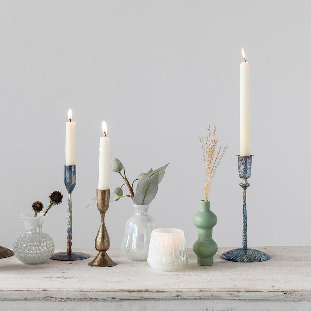 HAND-FORGED METAL TAPER HOLDER