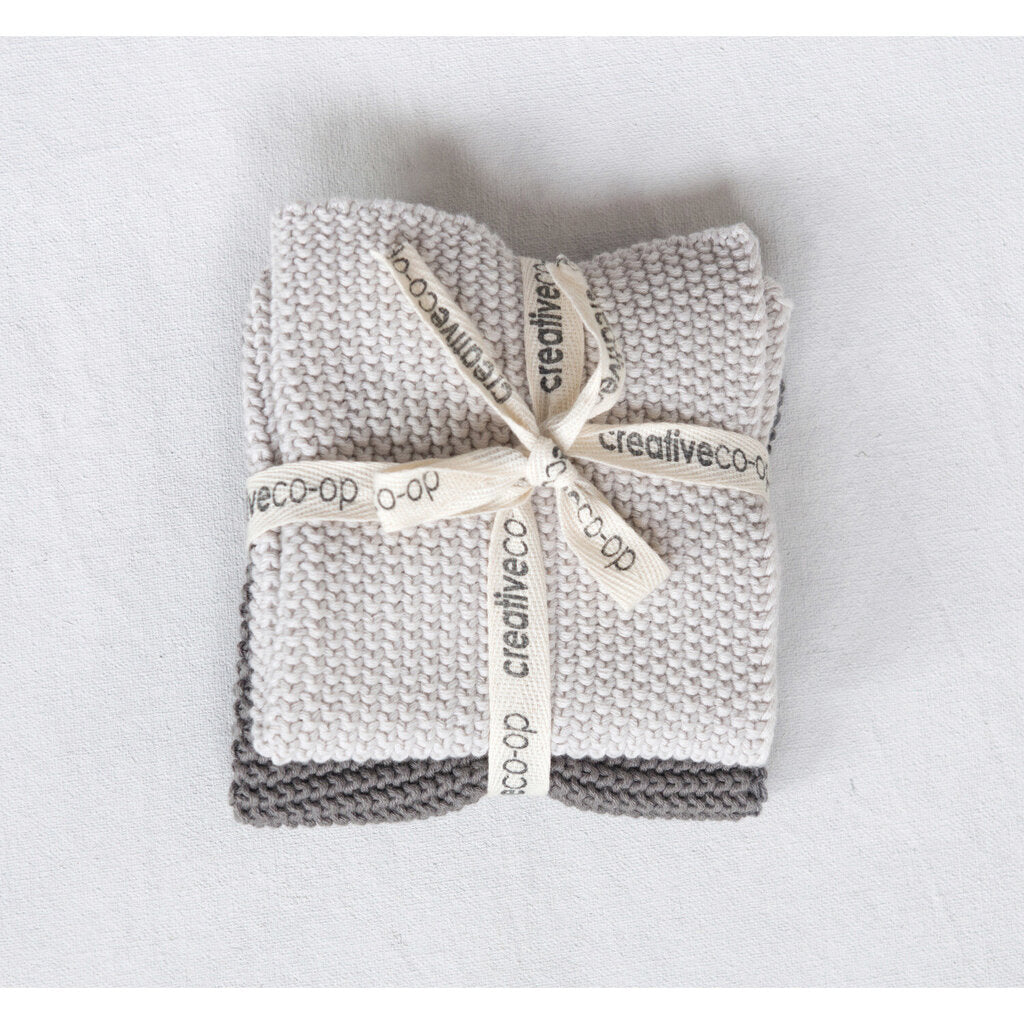 COTTON KNIT DISH CLOTHS