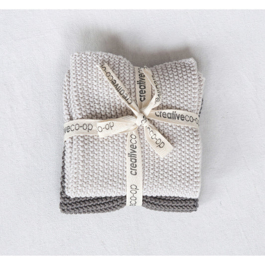 COTTON KNIT DISH CLOTHS
