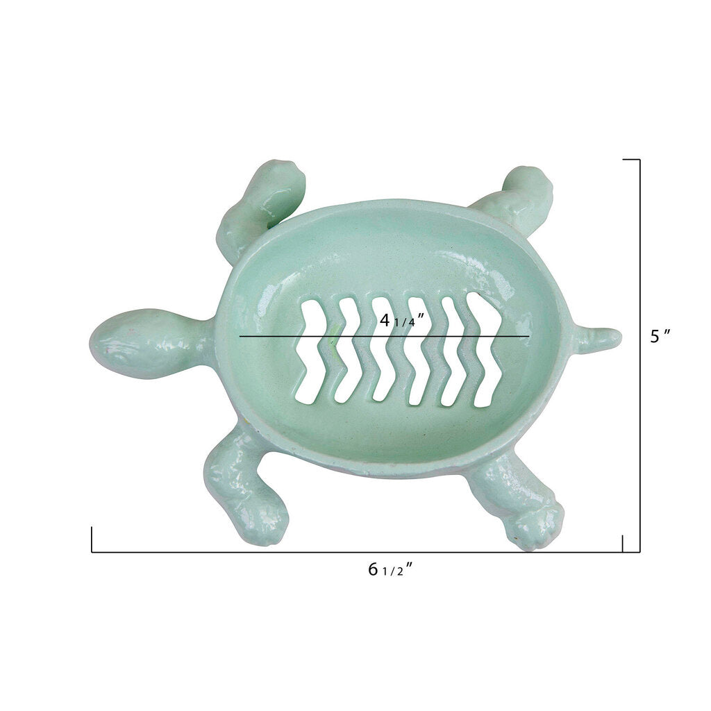 CAST IRON TURTLE SOAP DISH