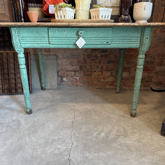 CHIPPY DESK/FARMHOUSE TABLE WITH DRAWER