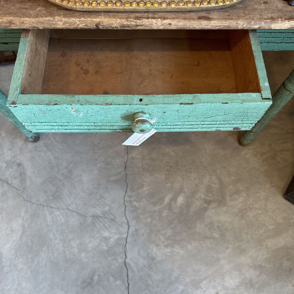 CHIPPY DESK/FARMHOUSE TABLE WITH DRAWER