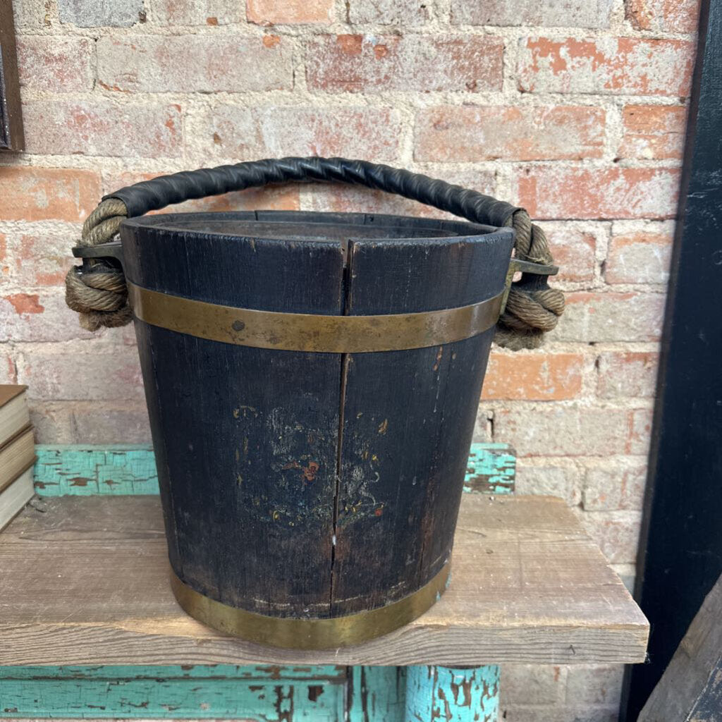 PEAT BUCKET 19TH CENTURY