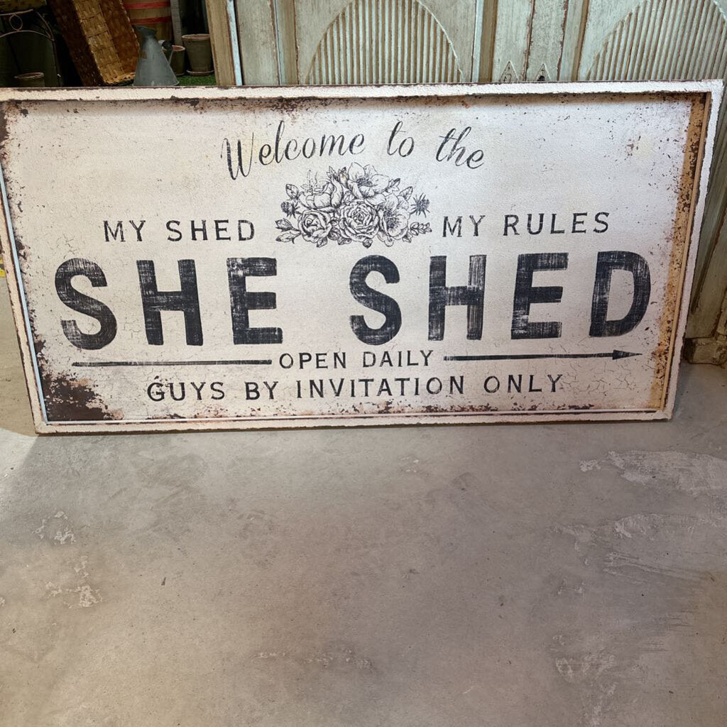 SHE SHED SIGN