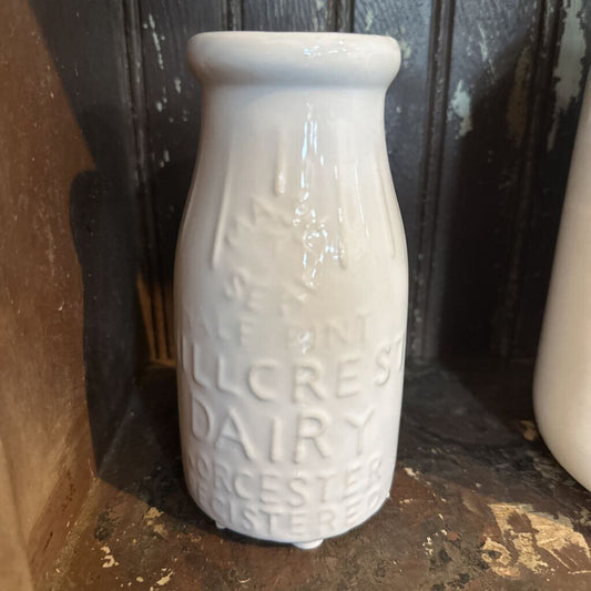 MILK BOTTLE VASE