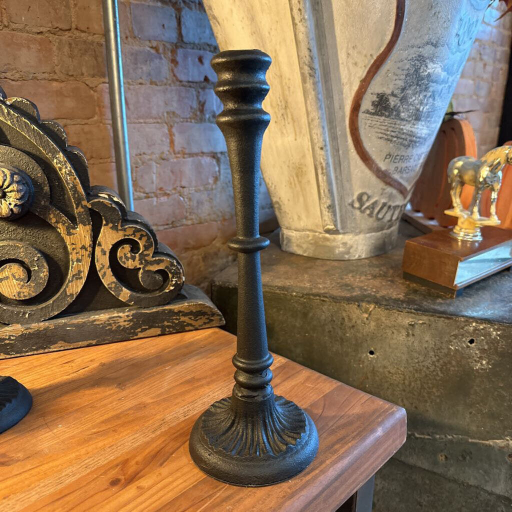 CAST IRON VINTAGE STYLE CANDLE STICK