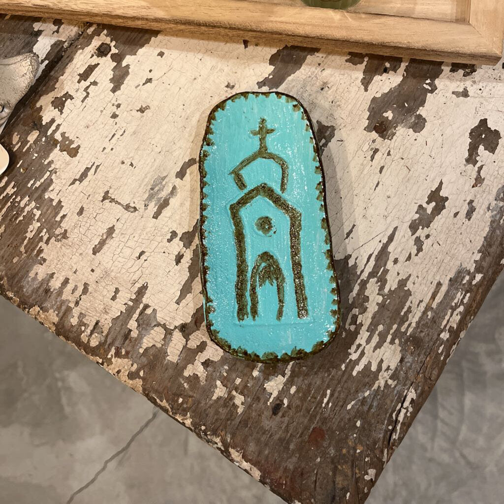 CAST IRON CHURCH DISH