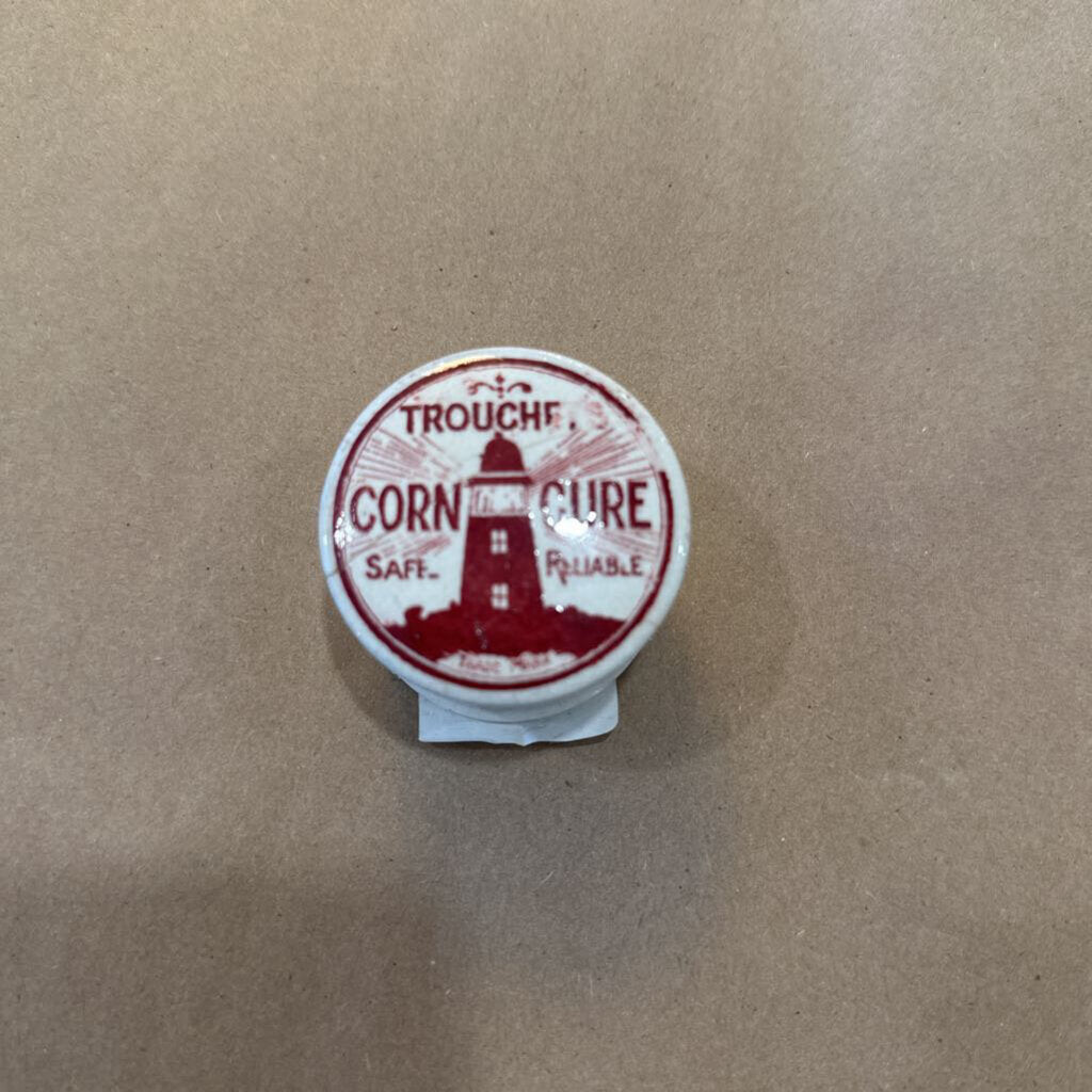 TROUCHET'S CORN CURE ADVERTISING POT