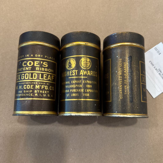 COE'S GOLD RIBBON TIN TRIO