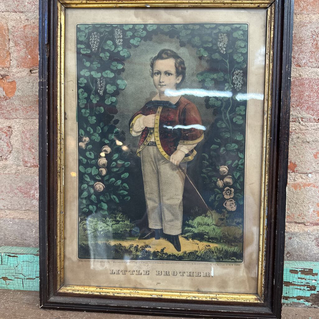 CURRIER & IVES "LITTLE BROTHER" VERY RARE