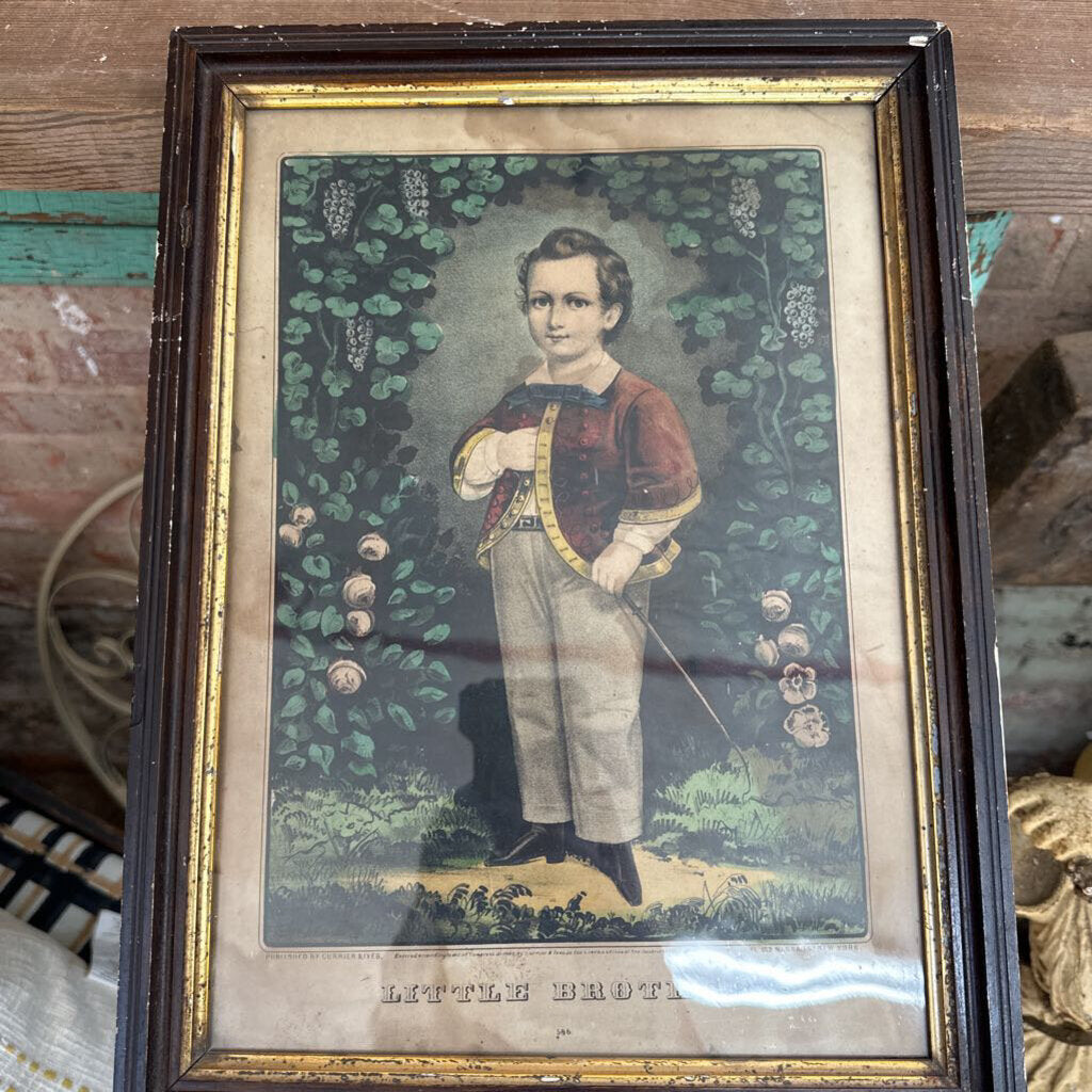 CURRIER & IVES "LITTLE BROTHER" VERY RARE