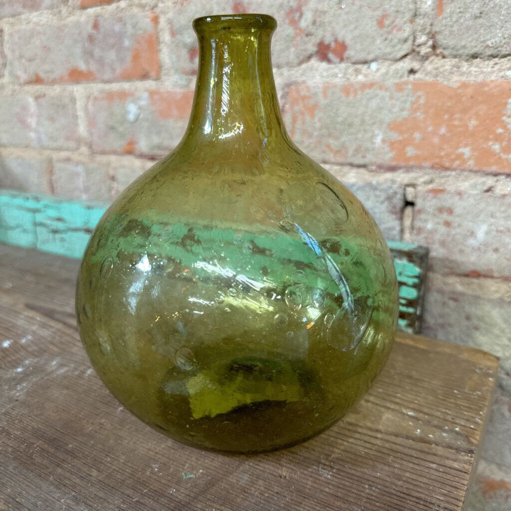 HAND BLOWN GLASS VASE