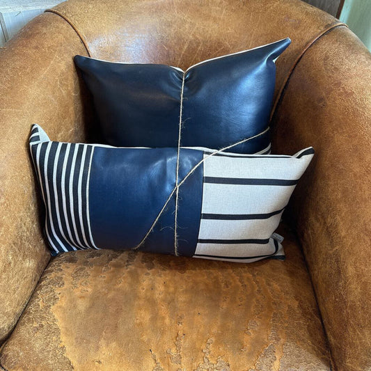 VEGAN LEATHER PILLOW