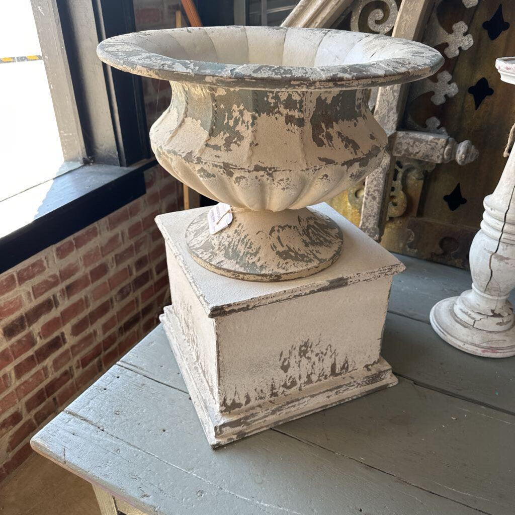 URN AND PEDESTAL PLANTER