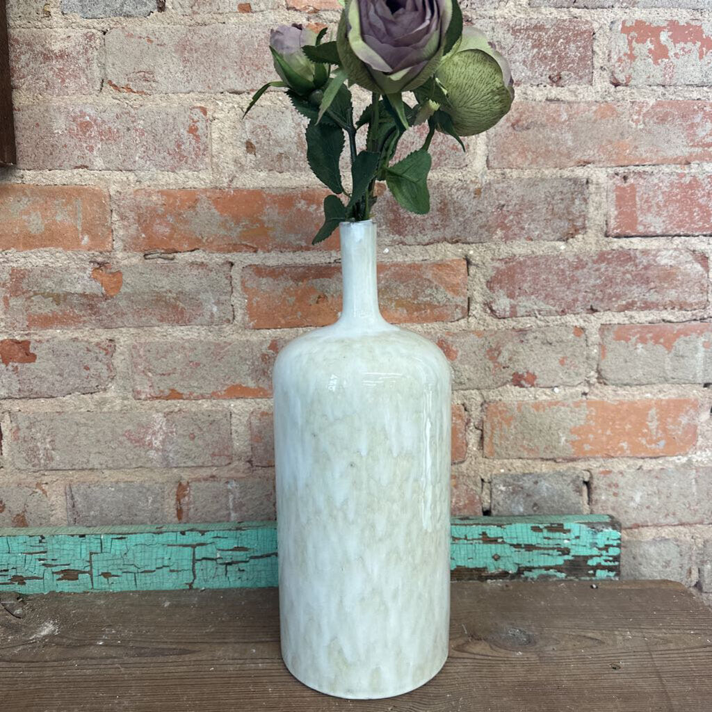 STONEWARE GLAZED VASE