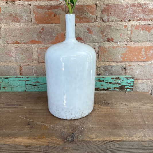 STONEWARE GLAZED VASE