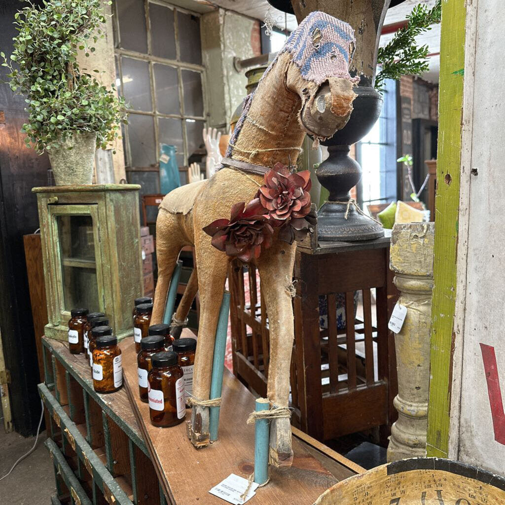 MID 19TH CENTURY ROCKING HORSE