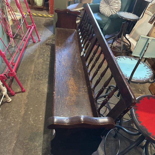 TRAIN DEPOT BENCH FROM LATE 1800'S