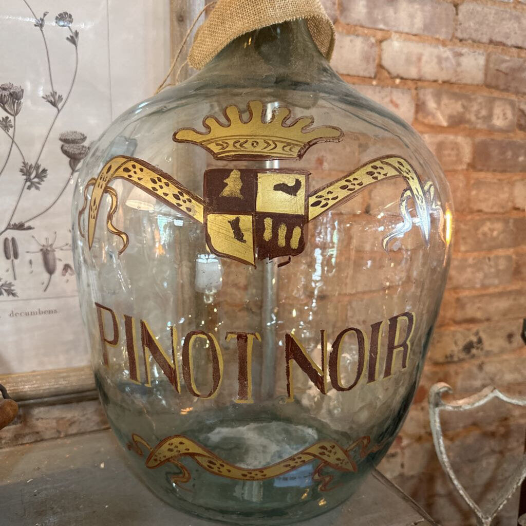 HAND PAINTED WINE JUG