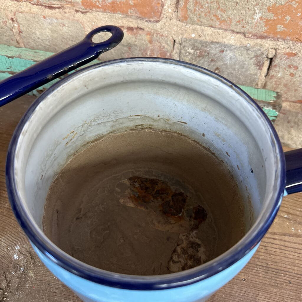 ENAMELED DOUBLE BOILER