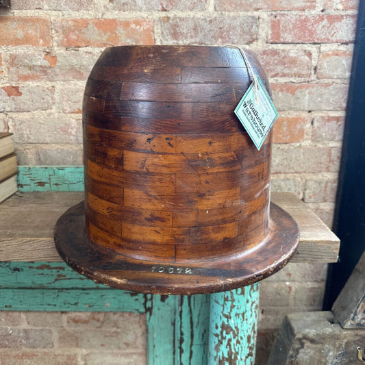 WOODEN HAT MOLD