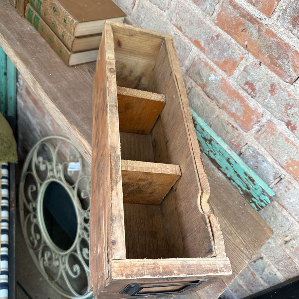 VINTAGE FILE CABINET DRAWER