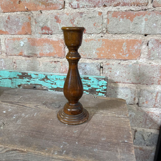 WOOD CANDLE STICK